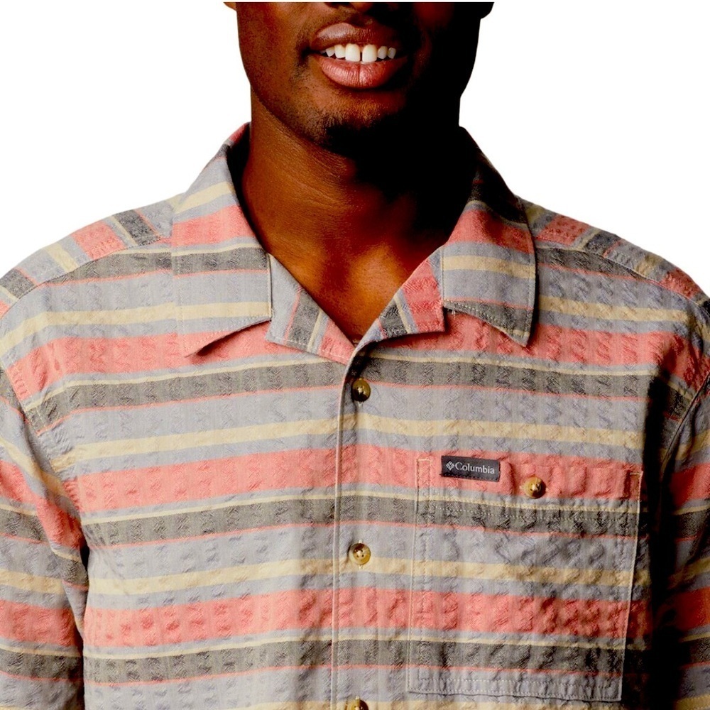 NWT Columbia Multicolor Striped Shirt. Classy summer colorblock preppy outdoors